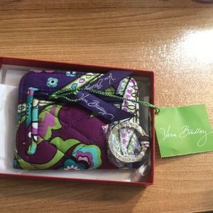 NWT Vera Bradley Campus Double ID Heather